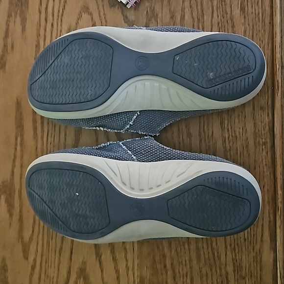 Gecko Man Walk Hero Orthotic Gray Canvas Arch Support Slip On Shoes Men's 12 - Picture 8 of 9